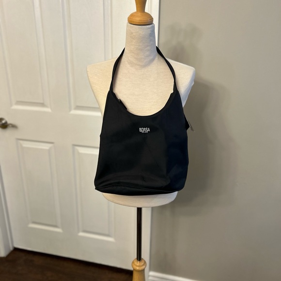 BORSA NWT - Y2K - black plastic shoulder bag - Picture 4 of 5